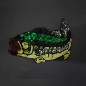 Colorful Sequin Fish Appliqué